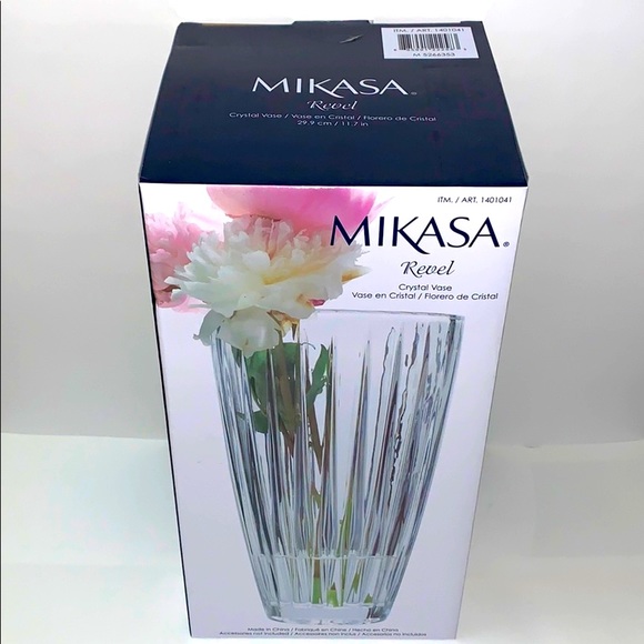 Mikasa Accents Mikasa Revel Crystal Vase 17 299cm Poshmark